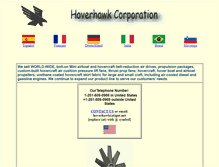 Tablet Screenshot of hoverhawk.com
